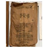 Vintage, Robertson Chemical Corporation sack.