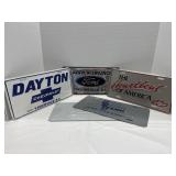 Local vintage tags, Larry Schronce Ford, Dayton