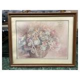 MCM framed Art 30.5x25