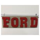 Wood FORD sign 28 1/2 x 9 1/2