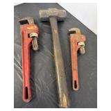 Sledge Hammer Fuller Pipe Wrenches