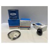 Vintage Ford fuel filters & ball knob