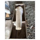 Tractor Wood Box with Tarp Plastic roll tarp