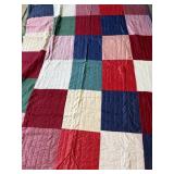 Machine Stitched Full size quilt