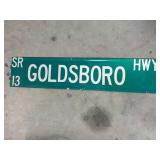 Goldsboro Road Sign 42x9