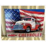 Chevrolet metal sign. 16x12.5