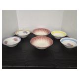 Beautiful Vintage Serving Bowls, Ceramic. Two