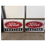 FORD Tractor Stickers under glass. Can be re