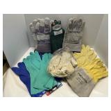 Glove lot, mostly New