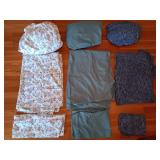 Three 3 Piece Twin Fitted Sheet, Top Sheet and