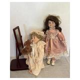 Vintage porcelain dolls