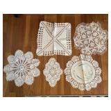 Lot of 5 doilies