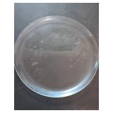 Vintage Princess House Clear Glass Platter
