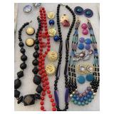 Colorful Costume Jewelry Necklaces Earrings