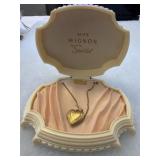 Vintage Mignon Spidel 10kt Gold Filled Heart