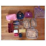 Various assortment of wallets, Purse dividers and
