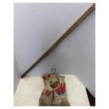 Vintage Wood Clothes Pins with Blue Ridge Mobile