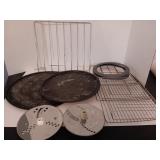 Various Kitchen Grates and Pizza Pans