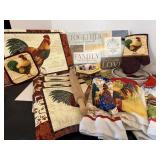 Roosters and Family placemats Rolling Pin