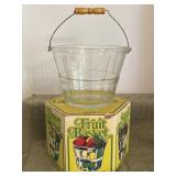 Vintage, Anchor Hocking clear glass ice bucket