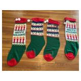 Vintage, large Christmas stockings