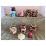 Candle lot with mini lights