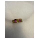 14KT Ring with Stones 68.8 Grams approx size 8