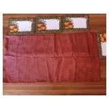 Gorgeous Burnt Orange Large Rectangular Table