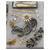 Turquoise Mix with White and Goldtone