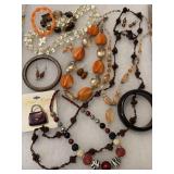 Browns Orange Costume Jewelry