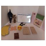 Various Kitchen Items Including Shopping List,