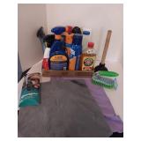 Large Assortment of Cleaning Supplies and Tools