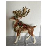 Fitz & Floyd Christmas ceramic deer