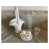 Crystal case and lead crystal tooth pick holder