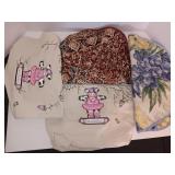 Two Handmade Vintage Casserole Dish Carriers and