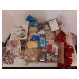 Very large lot of Crafting Items Including Doll