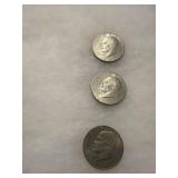 1776-1976 One Half Dollars Eisenhours   3