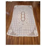 Vintage lace tablecloth