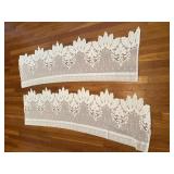 Pair of vintage valances