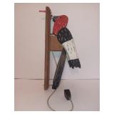 Hand Made Wooden Woodpecker Door Bell Knocker