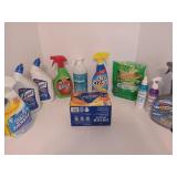 Various Used Cleaners for Bathroom, and Laundry