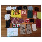 Various Kitchen Dish rags and Crochet Pot Holders