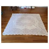 Vintage lace tablecloth