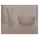 Vintage Crystal Clear Industries Pinwheel 3-Toed