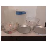 Assortment of Plastic Containers, and Two