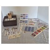 Envelope Stickers, Wooden Stamp Holder, Book of