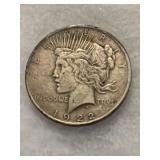 1922 Peace Silver Dollar