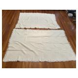 Pair of throw blankets