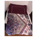 Beautiful Purple and White Full Sized Comforter