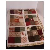 Gorgeous Fall Machine Stitched Baby Quilt